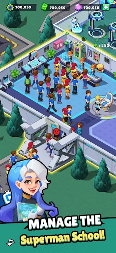 ดาวน์โหลด Idle Superpower School ล่าสุด – เกมบริหารโรงเรียนฮีโร่สุดมันส์ - Screenshot 8