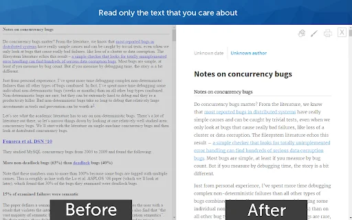Just Read: ส่วนขยายอ่านบทความสะอาดตา ปรับแต่งได้ตามใจ – ดาวน์โหลดฟรี - Screenshot 1