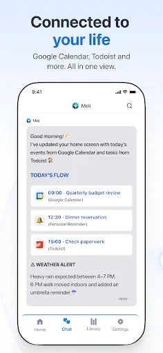 ดาวน์โหลด Meli AI: Your Personal AI ล่าสุด – ผู้ช่วยอัจฉริยะส่วนตัว - Screenshot 4