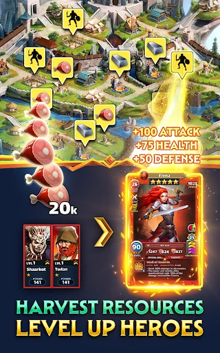 Empires & Puzzles: Match-3 RPG ดาวน์โหลดเกมวางแผนยอดฮิตล่าสุด - Screenshot 12