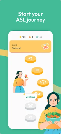 ดาวน์โหลด ASL Bloom – เรียนภาษามืออเมริกันได้ง่ายๆ ทุกที่ ทุกเวลา ฟรี - Screenshot 2