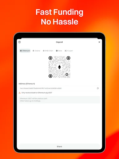ดาวน์โหลด UXUY Wallet ล่าสุด – กระเป๋าเงินคริปโตไร้ค่าแก๊ส ปลอดภัยสูง - Screenshot 13