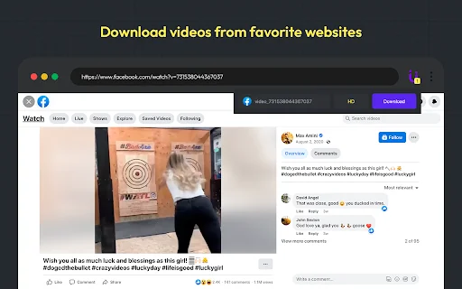 ดาวน์โหลด Video Downloader for U เวอร์ชันล่าสุด – บันทึกวิดีโอฟรี - Screenshot 2