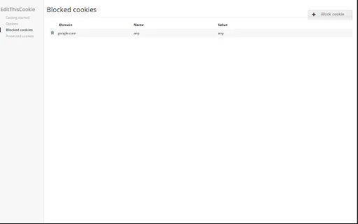 ดาวน์โหลด EditThisCookie (V3) ล่าสุด – จัดการคุกกี้เบราว์เซอร์ฟรี - Screenshot 5
