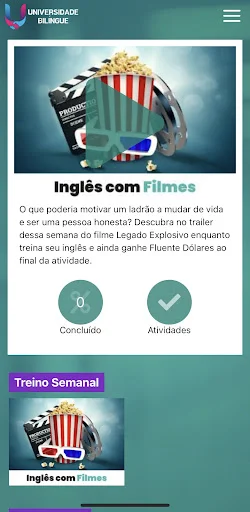 ดาวน์โหลด Universidade Bilíngue ล่าสุด – แอปเรียนภาษาอังกฤษฟรี - Screenshot 2
