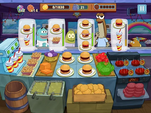 ดาวน์โหลด SpongeBob: Krusty Cook-Off ล่าสุด – เกมทำอาหารสุดสนุก ฟรี - Screenshot 16