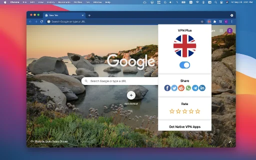 ดาวน์โหลด VPN Plus Chrome ฟรี – ส่วนขยาย VPN ที่เร็วและปลอดภัยที่สุด - Screenshot 4