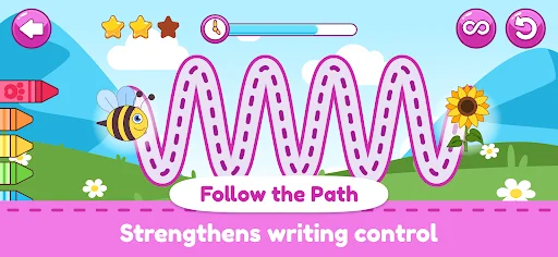 ดาวน์โหลด UpTown Tracing for Kids เวอร์ชันล่าสุด – แอปฝึกเขียนฟรี - Screenshot 4