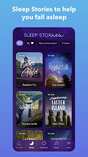ดาวน์โหลด Calm แอปช่วยนอนหลับและทำสมาธิยอดนิยม – ผ่อนคลายความเครียดได้ทุกวัน - Screenshot 5