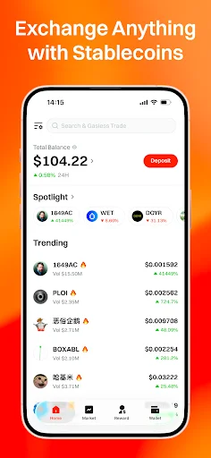 ดาวน์โหลด UXUY Wallet ล่าสุด – กระเป๋าเงินคริปโตไร้ค่าแก๊ส ปลอดภัยสูง - Screenshot 7