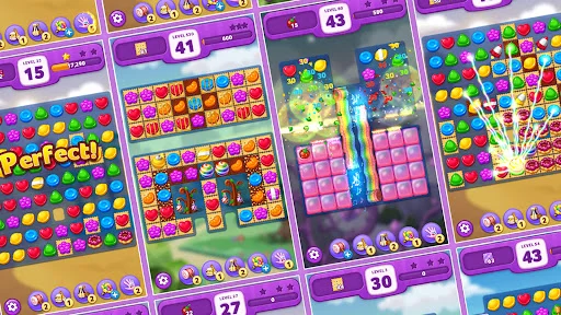 ดาวน์โหลด Lollipop: Sweet Taste Match 3 ล่าสุด – เกมเรียงลูกกวาดฟรี - Screenshot 2