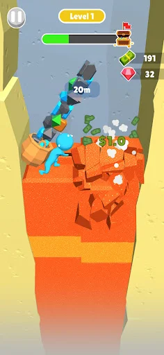 ดาวน์โหลด Dig Gem Mining! เกมขุดเหมืองสุดสนุก ล่าสมบัติฟรีบนมือถือ - Screenshot 18