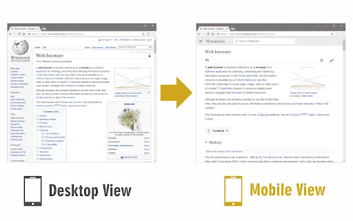 ดาวน์โหลด Mobile View Switcher ล่าสุด – เปลี่ยนมุมมองมือถือฟรี - Screenshot 1