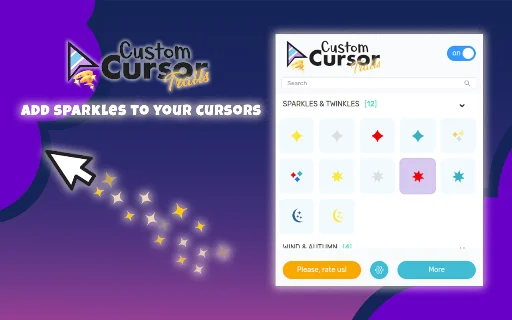 ดาวน์โหลด Custom Cursor Trails – เพิ่มความสดใสให้เมาส์ของคุณฟรี - Screenshot 1
