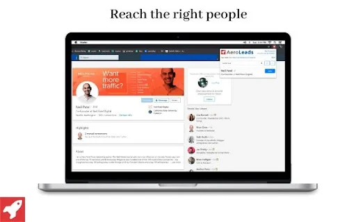 AeroLeads Chrome Extension – ค้นหาอีเมลและเบอร์โทรศัพท์ B2B ฟรี - Screenshot 4