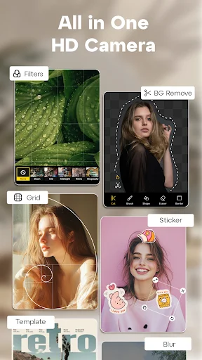 ดาวน์โหลด HD Camera: Sweet Selfie Beauty ล่าสุด – แต่งรูปสวยฟรี - Screenshot 1
