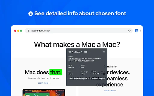 ดาวน์โหลด What Font – ตัวช่วยค้นหาฟอนต์บนเว็บไซต์ ใช้งานง่ายฟรี - Screenshot 3