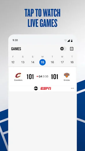 ดาวน์โหลดแอป NBA ล่าสุด – รับชมการแข่งขันและไฮไลท์บาสเกตบอลสดฟรี - Screenshot 2