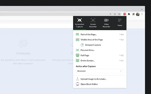 ดาวน์โหลด Zoho Annotator ฟรี – เครื่องมือจับภาพหน้าจอและบันทึกวิดีโอที่ดีที่สุด - Screenshot 1