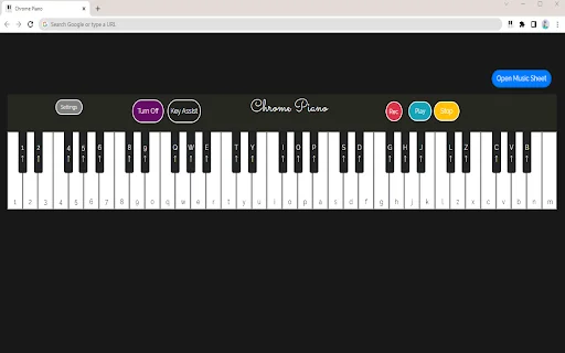 ดาวน์โหลด Chrome Piano ล่าสุด – เล่นเปียโนบนเบราว์เซอร์ฟรี - Screenshot 5